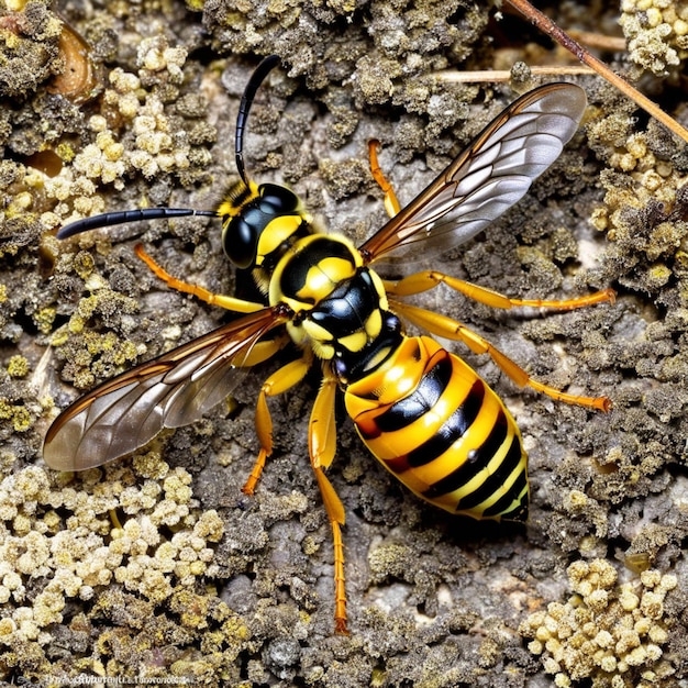 Photo unveiling the world of wasps understanding their role as predators pollinators and nuisances in nature