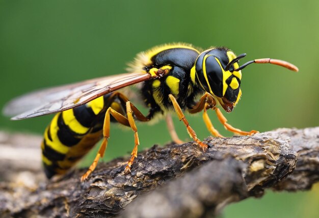 Photo unveiling the world of wasps understanding their role as predators pollinators and nuisances in nature