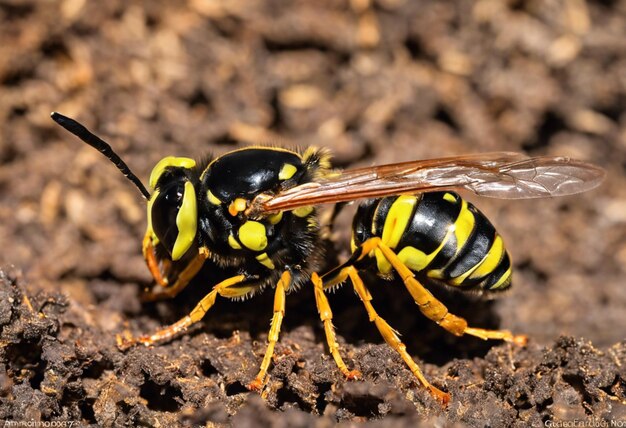 Photo unveiling the world of wasps understanding their role as predators pollinators and nuisances in nature