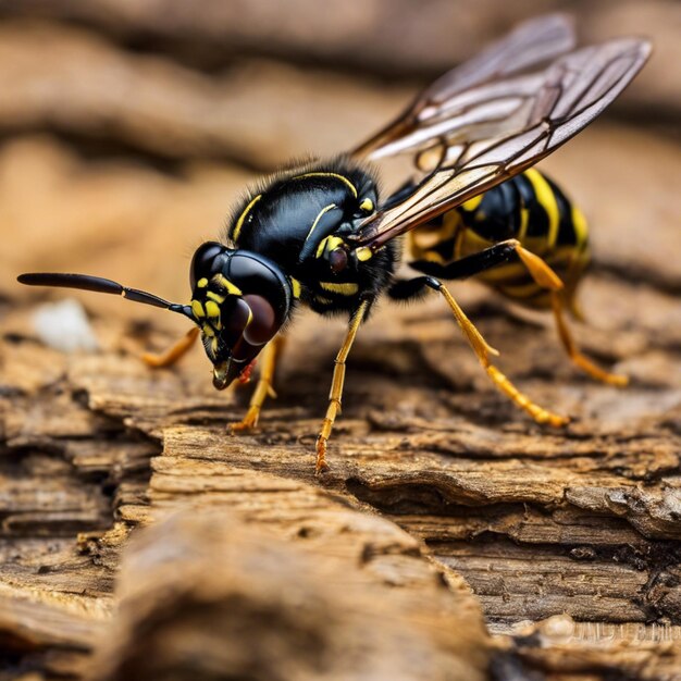 Photo unveiling the world of wasps understanding their role as predators pollinators and nuisances in nature