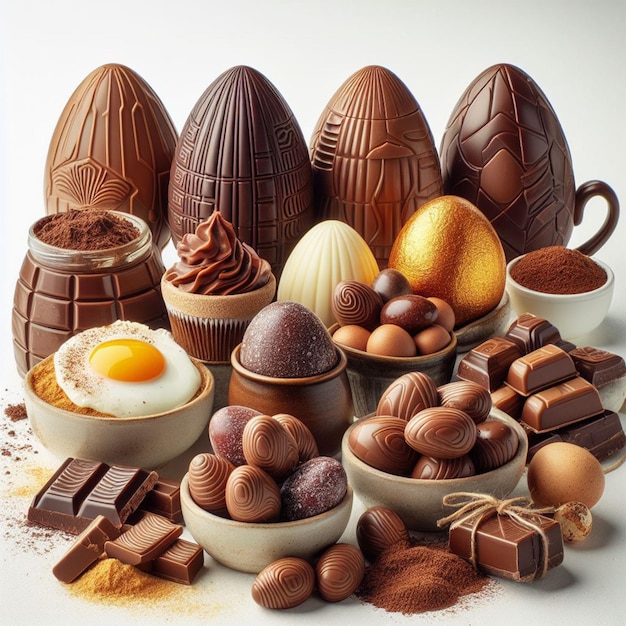 UNWRAPPED CHOCOLATE EASTER EGGS