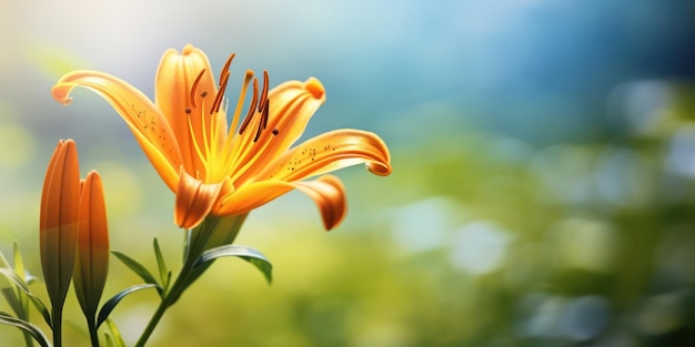 Up Close with the Beauty of a Lily Bloom