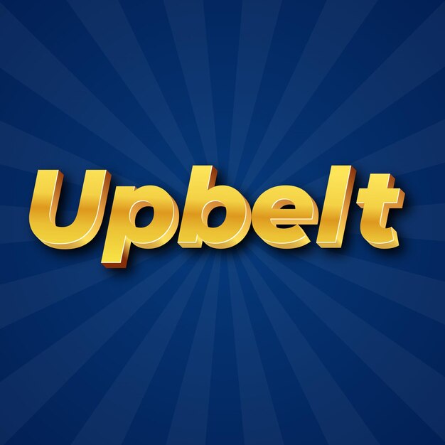 Эффект текста Upbelt Золотой JPG привлекательная фоновая фотография карты