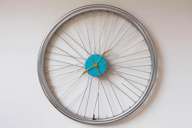 Foto upcycled fietswielklok