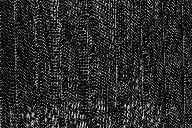 Photo upholstered surface with thick black thread fabric fabric background texture