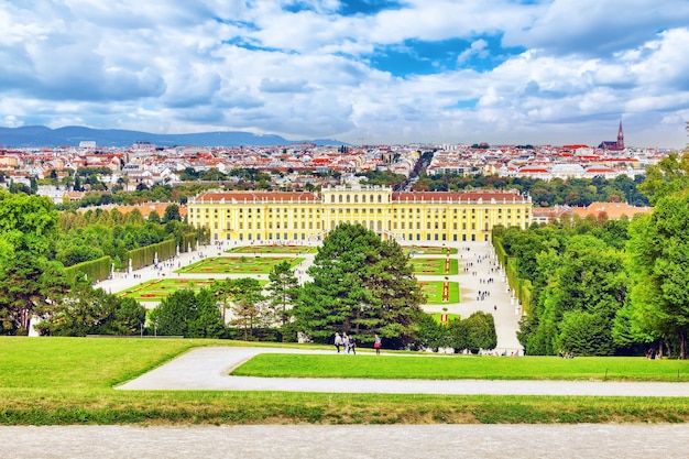 위쪽 벨베데레. 주요 궁전 단지 Belvedere.Vienna. 오스트리아.