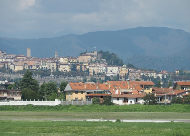 Upper town in Bergamo