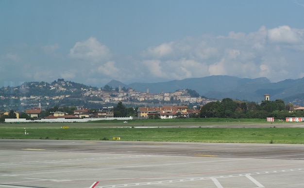 Upper town in Bergamo