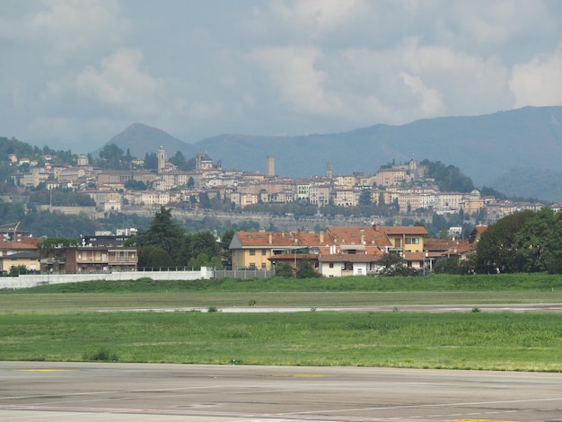 Upper town in Bergamo