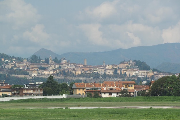 Upper town in Bergamo