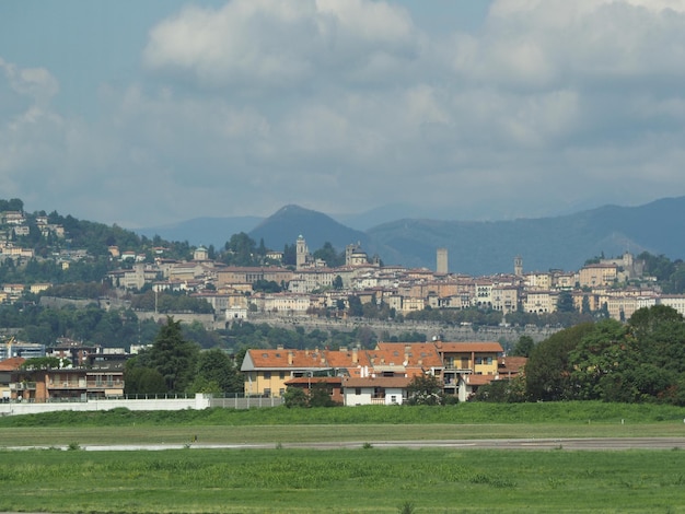 Upper town in Bergamo