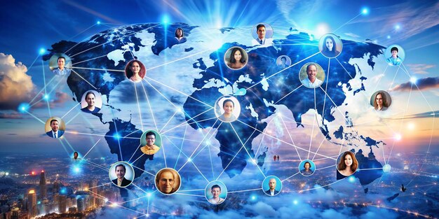 upside down image global communication structure networking and data connection cloud computing social network global business customer network on internet technology telecom and media