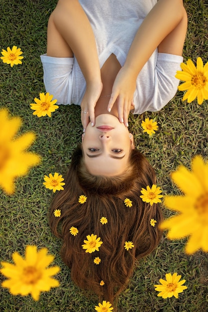 Upside down photo of woman