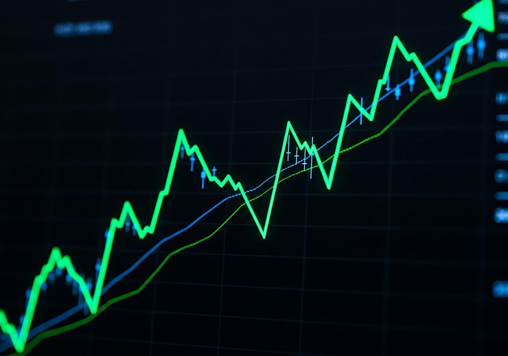 Photo the uptrend market strategies and insights for navigating maximize gains and minimize risks