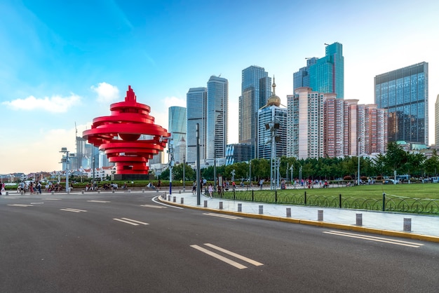 Urban architectural landscape in Qingdao