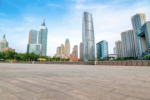 Urban architectural landscape in Tianjin