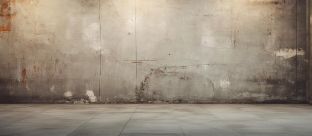 Urban backdrop featuring aged concrete wall in a grungy room