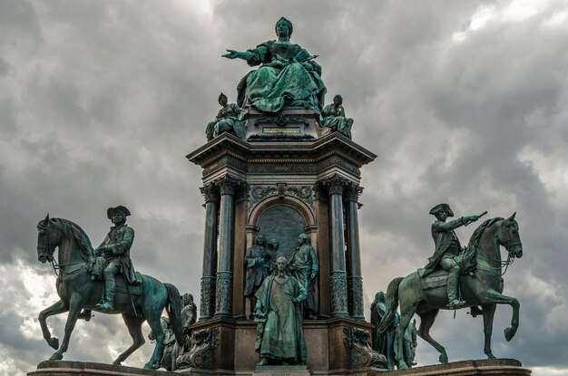 Foto architettura dei dettagli urbani nella città di vienna austria