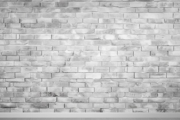 Urban Elegance White Brick Wall Texture Background for Stylish Designs