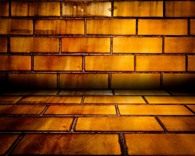 Urban Grunge Interior Brick Wall Stage Texture Background