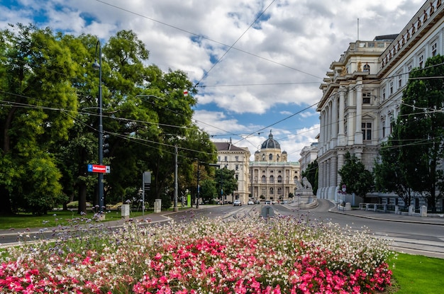 Urban landscape classical architecture in Vienna Austria