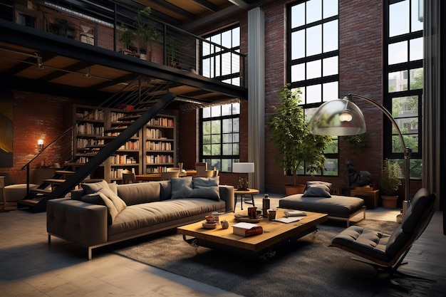 Urban Loft Style Apartment Interior Inspiration Interior Design