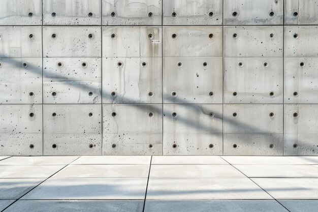 Urban Minimalism Concrete Flat Wall Background for Modern Design Projects