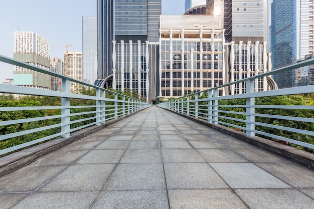 Urban modern architecture and roads