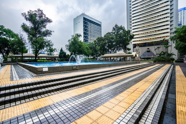 Foto edifici moderni urbani e strade, piattaforme