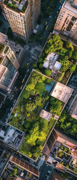 Urban rooftop gardens