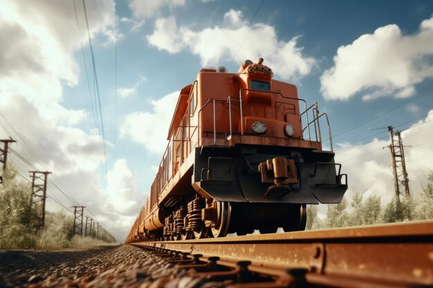 Urban Speed Railway Blur in Motion