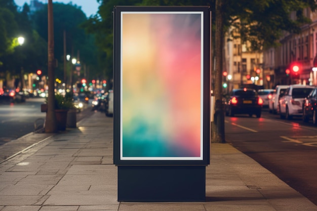 urban street poster mockup