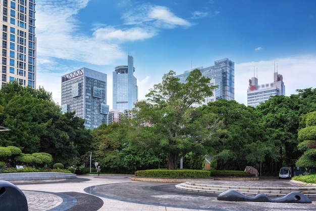 Urban Street Scenery of Nanning China