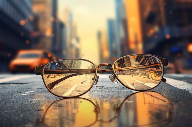 Urban Vision Sunglasses Generative AI