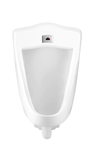 Urinal or chamber for men on white