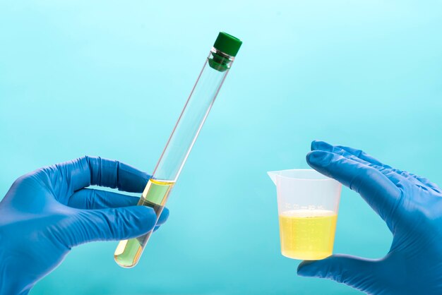 urine analysis in the laboratory