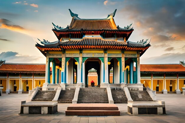 Urn at emperial city kinh thanh in hue vietnam