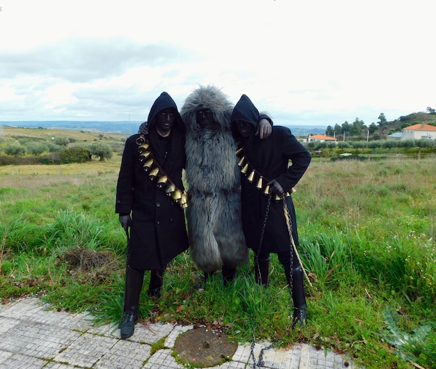 Urthos e buttudos di Fonni de Sardenha 이탈리아