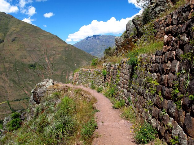 Urubamba Heilige vallei van Inca's, Peru, Zuid-Amerika