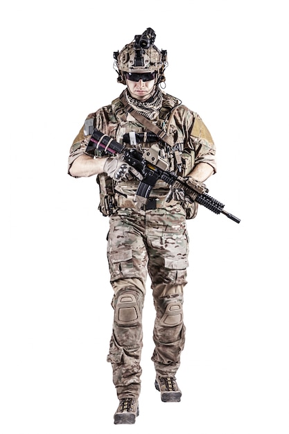 US Army Ranger met wapen