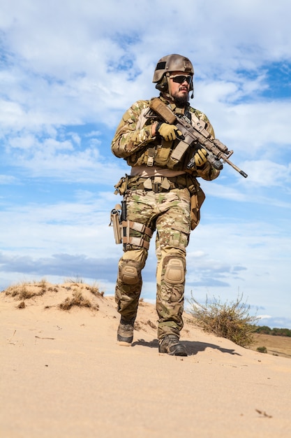 Photo us army special forces group soldier