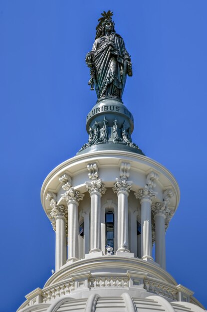 Photo the us capitol building in washington dc usa