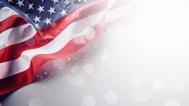 USA 4th of july background Generative ai