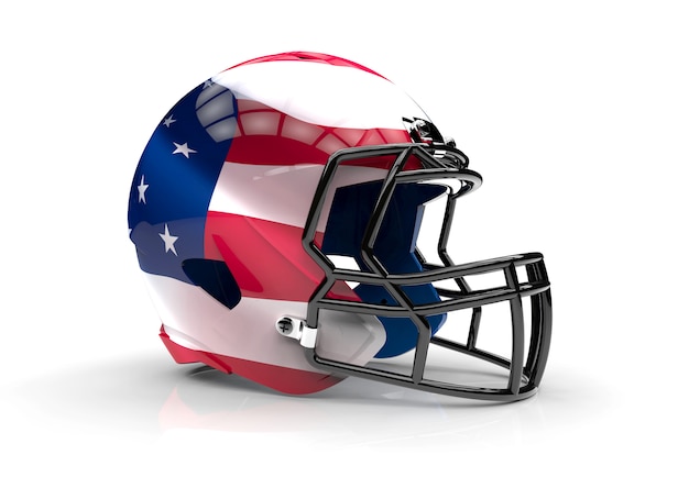 Photo usa american football helmet