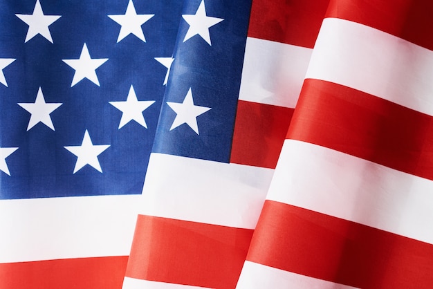 USA american national waving flag