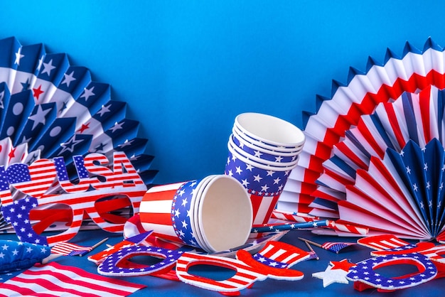 Foto fondo americano di feste patriottiche degli sua