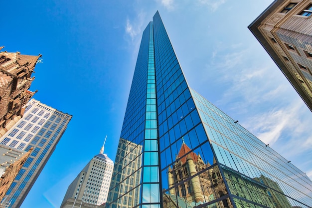 USA Boston Copley Square in city financial center