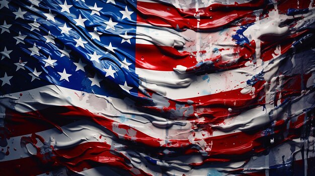 USA Flag background illustration