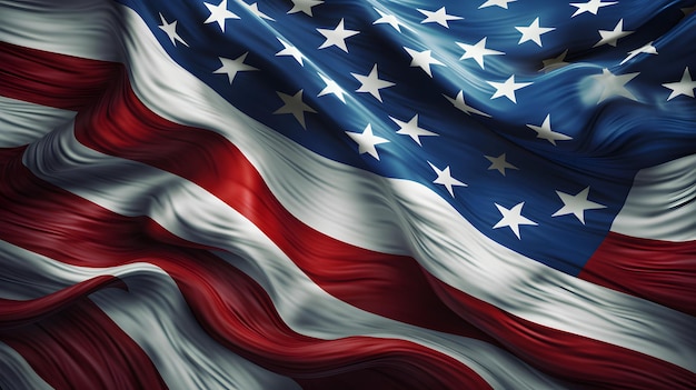 USA Flag Background