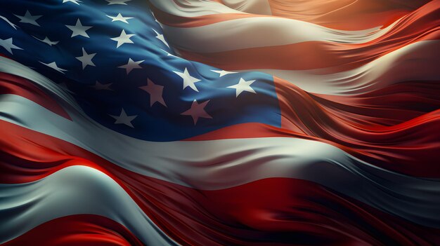 USA Flag Background